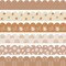 84Ft Boho Bulletin Board Borders, Boho Classroom Decorations, 6 Styles (Brown)